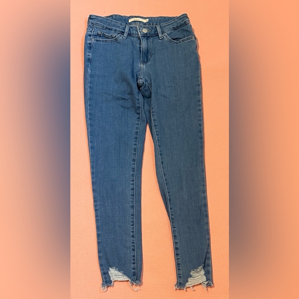 Levi's Classic Blue 711 Skinny Jeans